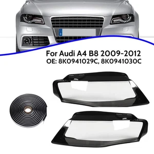 2x Streuscheiben Scheinwerferglas Für Audi A4 B8 2009-2012 +Dichtungsstreifen - Bild 1 von 13