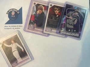 2010 Panini Justin Bieber Trading Card Lot (x4) - Picture 1 of 2