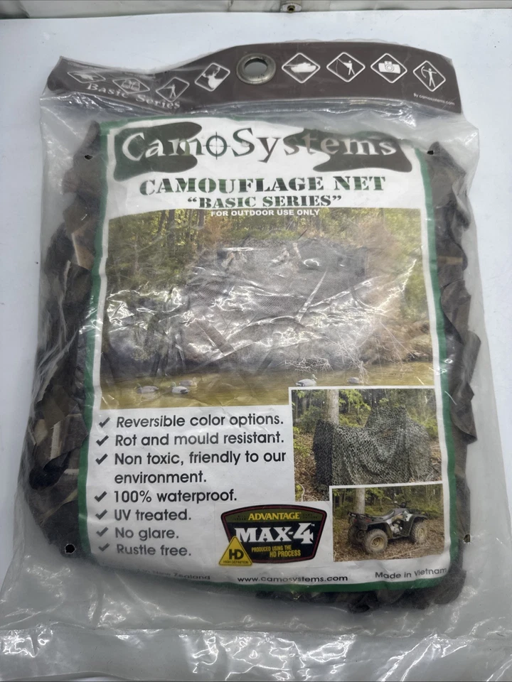 Camouflage Netting Basic Series Camo Net BRN 9.7”X 7” Camo Systems - Image 1 of 4