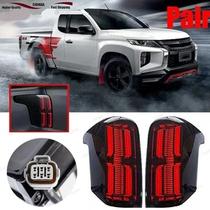 For Mitsubishi Triton L200 2015-2018 LH & RH LED tail Lamp New Pickup Brake Lamp - Picture 1 of 12