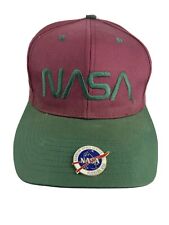 Vintage NASA Hat With Kennedy Space Center Pin - Adjustable Cap