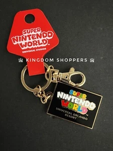 2024 Universal Orlando Epic Universe Super Nintendo World Black Keychain New - Picture 1 of 1