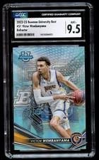 Victor Wembanyama #51 Bowman University Best 2022-23 REFRACTOR Card CGC 9.5