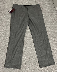 Next Suit Trousers tailored Fit Wool Blend Grey 36 w 31l BNWT
