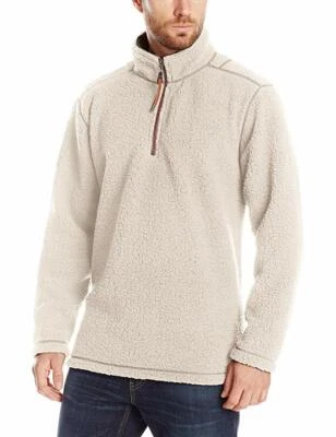 True Grit Men's Sueded Soft Sherpa 1/2 Zip Pullover Sweater XS - Image 1 of 2