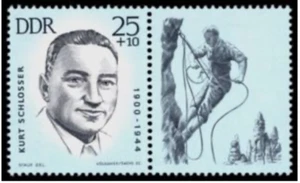 DDR #MiWZd74 MNH 1963 Murdered Anti Fascist Athletes Kurt Schlosser [B102] - Picture 1 of 1