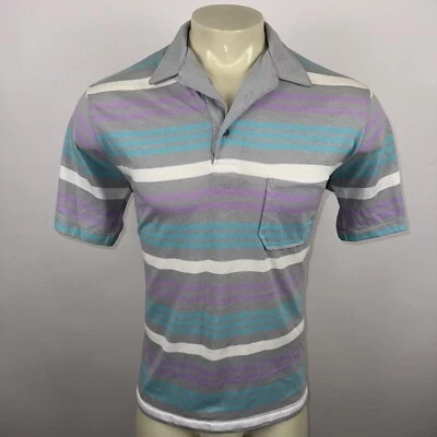 Camisa Off Shore Vintage Años 70 Para Hombres Grande Rayas Disco Skate Surf Lords of Dogtown Foto 1 de 4