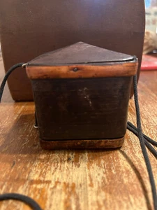 Handmade Wooden Cube Purse- Small - Picture 1 of 9