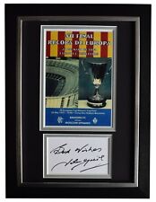 John Greig Signed A4 Framed Autograph Photo Display Rangers 1972 European Cup