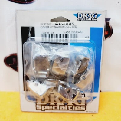 HARLEY DAVIDSON DRAG SPECIALTIES CROMO INTERRUPTOR BOTÓN TAPA TAPAS SPORTSTER DYNA Foto 1 de 4