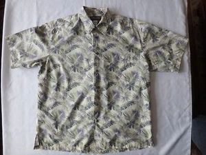 Cooke Street Honolulu Mens Hawaiian Shirt Large Tropical Aloha Luau Cruise Vacay - Picture 1 of 13