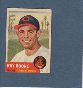 1953 Topps #25 Ray Boone VG+ Very Good Plus Cleveland Indians Lot # 20691 - Picture 1 of 2
