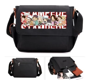 One Piece Luffy Anime Schultertasche Umhängetasche shoulder bag Schwarz Nylon - Picture 1 of 8