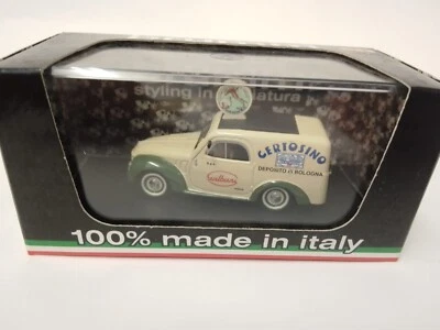 Brumm Fiat 500C Furgone GALBANI CERTOSINO Deposito di Bologna 1950 1/43 R554B - Immagine 1 di 2