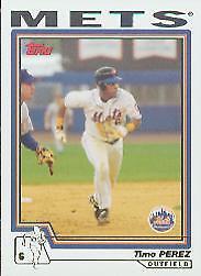 2004 Topps New York Mets Baseball Card #149 Timo Perez