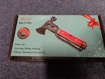 RoverTac Multitool Camping Tool Survival Gear Handy Gifts for Men Women NIB - Image 1 of 4