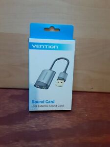USB Sound Card, VENTION USB Audio Adapter Stereo External Sound Card with 3.5...
