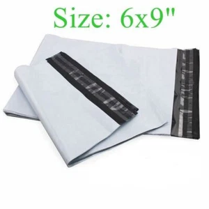 6 x 9 Poly Versandtaschen Versandumschläge Selbstversiegelnd Kunststoff Versandtaschen - Bild 1 von 1