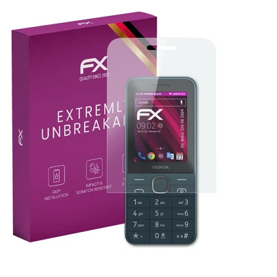 atFoliX Glass Protector for Nokia 225 4G 2024 9H Hybrid-Glass - Image 1 of 4