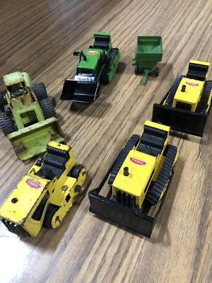 Lote de 6 equipamentos de construção brinquedos de metal fundido várias classificações, vagão etc (431) - Imagem 1 de 4