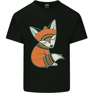 A Cute Tribal Fox Kids T-Shirt Boys Girls - Picture 1 of 72