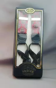 Tie Rack London Paris NY Tirantes Tirantes Nuevo en Caja Hecho en Reino Unido Colorido Cuadrifolio - Imagen 1 de 4