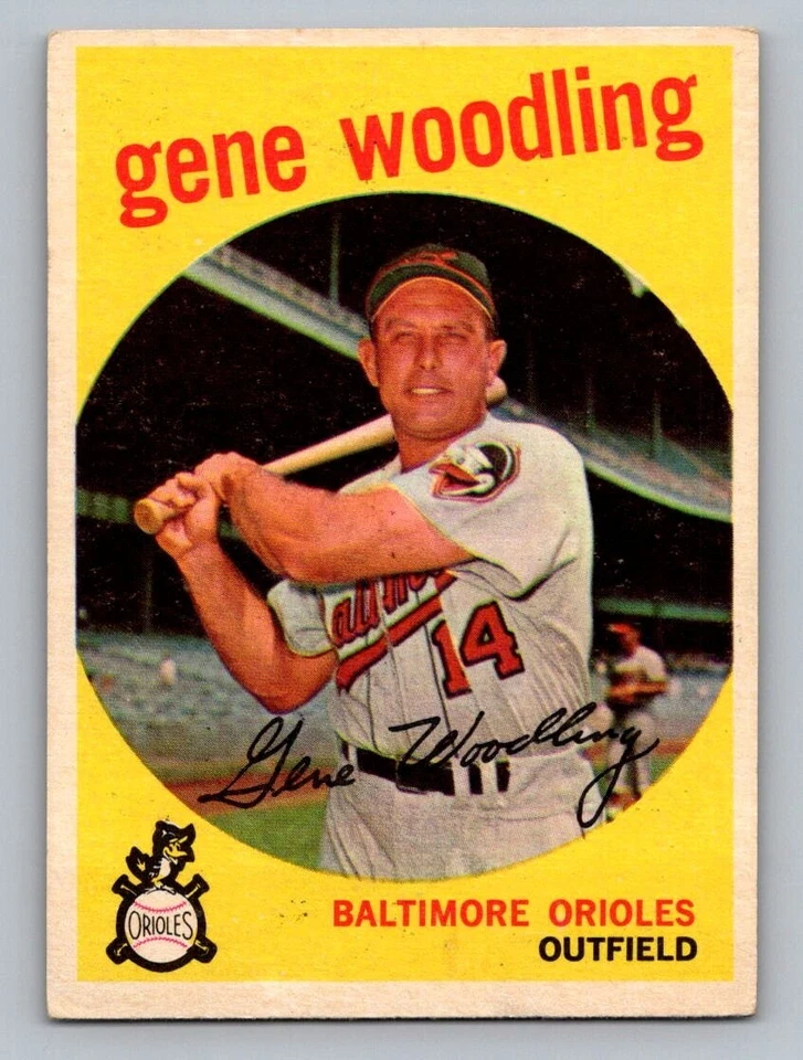 1959 Topps Baseball Singles - Elige una tarjeta grado medio Foto 1 de 1