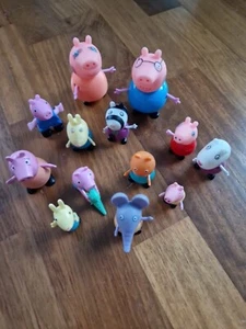 Lot de 13 figurines Peppa Pig - Imagen 1 de 3
