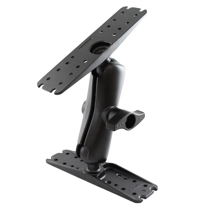 RAM Mount Double 2.25" Ball Mount with Dual 11 x 3 Inch Marine Bases RAM-D-133U - Image 1 of 1