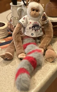 2003 MLB All Star Game Baseball Stuffed Animal Monkey Plush Hanging /With Tags - Picture 1 of 23