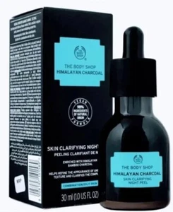 The Body Shop Himalayan Charcoal Skin Clarifying Night Peel 30ml BRAND NEW RP£22 - Picture 1 of 1