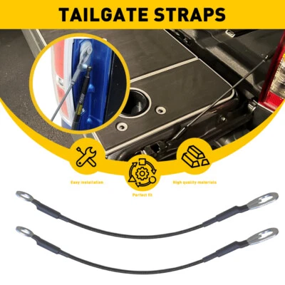 NEW Tailgate Tail Gate Cables Pair Set for 1998-2004 Nissan Frontier 904608B400 - Image 1 of 4