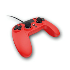 CONTROLLER GIOTECK VX4 PREMIUM WIRED GAME PAD for PS4 + PC * RED