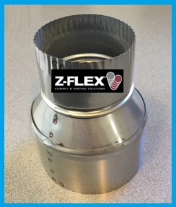 Z-FLEX 3""-4"" Diámetro Acero Inoxidable Aumentador de Pared Única NUEVO #ZFL-SS34IR - Imagen 1 de 1
