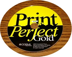 Print Perfect Gold - Desktop Publishing - Cosmi 1999 - PC Windows 95 and Higher - Picture 1 of 2