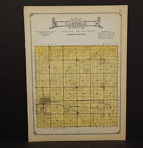 Iowa Plymouth County Garfield Township 1921 W11#12 - Picture 1 of 1