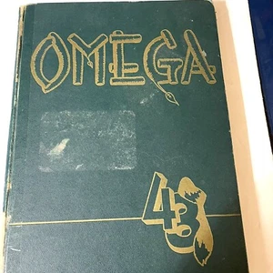 Ann Arbor MI Omega High School yearbook 1948 Michigan Vintage - Imagen 1 de 10