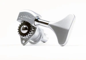 Hipshot Ultralite LIC Tuner HB6Y 3/8 Satin Chrome - 5 String 4x1 Set Auth Dealer - Picture 1 of 1