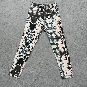 New Balance Pants Girls Medium 5/6 Oyster Pink Abstract Leggings Activewear - Picture 1 of 8