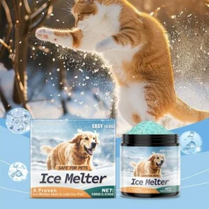 Pet-Friendly Ice Melt – Fast-Acting Magnesium Chloride Formula, Safer for Pets - Picture 1 of 15