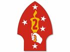 3x4 inch 2nd Second Marine Division Spear Head  Sticker Officially Licensed USMC