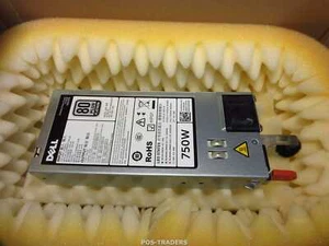 Bloc d'alimentation Dell CWKMX R730 R730xd R630 750 W HVDC 240V DC & 220V CA ENDOMMAGÉ - Photo 1/5