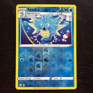 Seadra 032/163 Pokemon Battle Styles Sword & Shield Reverse Holo Uncommon NM - Picture 1 of 2