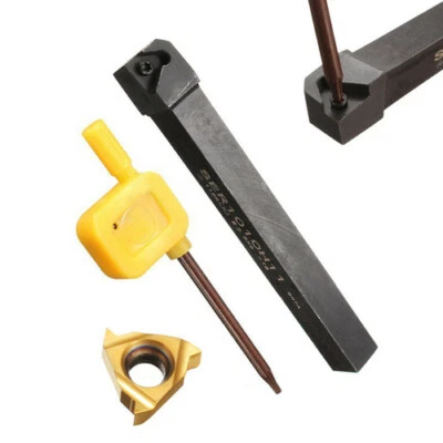 Portautensili porta utensili tornio SER1010H11 + inserto 11ER A60 filettatura BN - Immagine 1 di 4