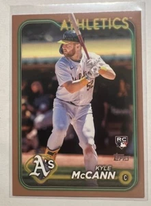 2024 Topps Update Kyle McCann R/C Gold Border #d 1357/2024 - Picture 1 of 2