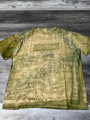 Vintage 90's Walt Disney Lion King All over Print AOP Single Stitch Shirt XL - Image 1 of 4