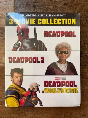 Deadpool Trilogy 1-3 Collection (4K UHD + Blu-ray, EU Import, Region Free) *NEW* - Image 1 of 4