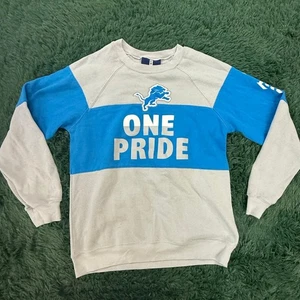 NFL Detroit Lions Miller Lite Talla Grande Gris | Sudadera Azul Súper Suave - Imagen 1 de 7