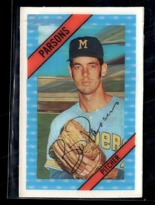 1972 Kellogg's 3-D Super Stars #05 Bill Parsons - Image 1 of 2