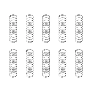 50Pack 0.3x4x15mm(DxODxL) Compression Spring Spring Steel Extension Spring Gray - Imagen 1 de 6